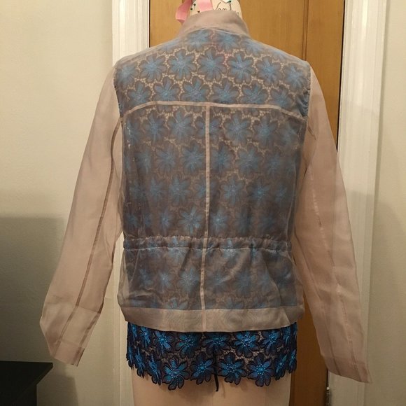 Lace organza jacket - Picture 2 of 4